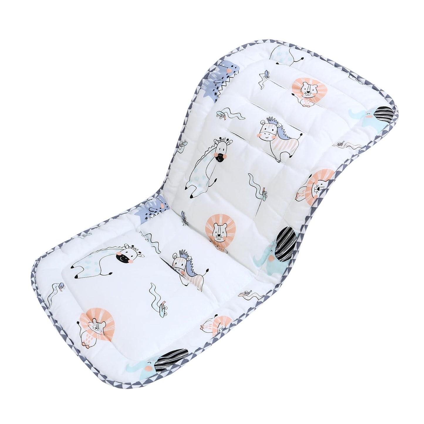 Baby Sitzauflage für Kinderwagen,Baby Sitzeinlage aus 100% Baumwolle Weiche und Reversible Autositz Kinderwagenauflage für Babyschale Buggy