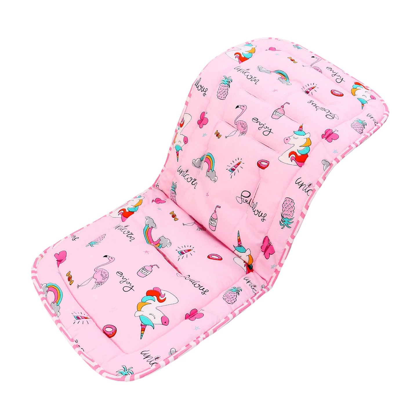 Baby Sitzauflage für Kinderwagen,Baby Sitzeinlage aus 100% Baumwolle Weiche und Reversible Autositz Kinderwagenauflage für Babyschale Buggy