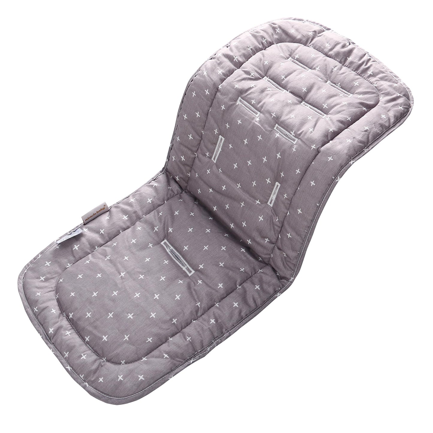 Baby Sitzauflage für Kinderwagen,Baby Sitzeinlage aus 100% Baumwolle Weiche und Reversible Autositz Kinderwagenauflage für Babyschale Buggy