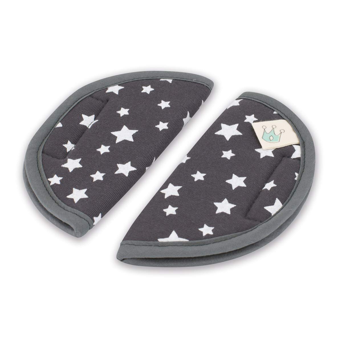 JYOKO KIDS Gurtpolster Universal für Babyschale Größe 0, Buggy, Autositz (Größe 0, Black Series)